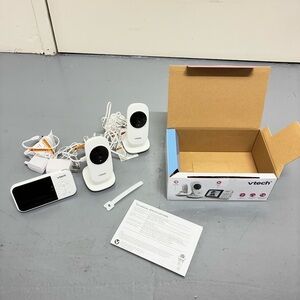 VTech VM819-2 2 Camera Baby Video Monitor 2.8” LCD Night Vision